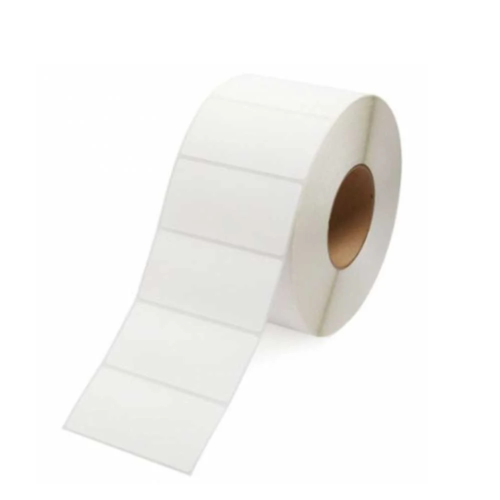 4" x 2" Die Cut High Gloss Paper for iColor 200 / 250 (1250 labels per roll)