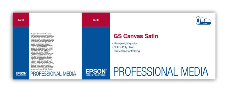 Epson GS Canvas Satin Paper | Rolls - Image 2