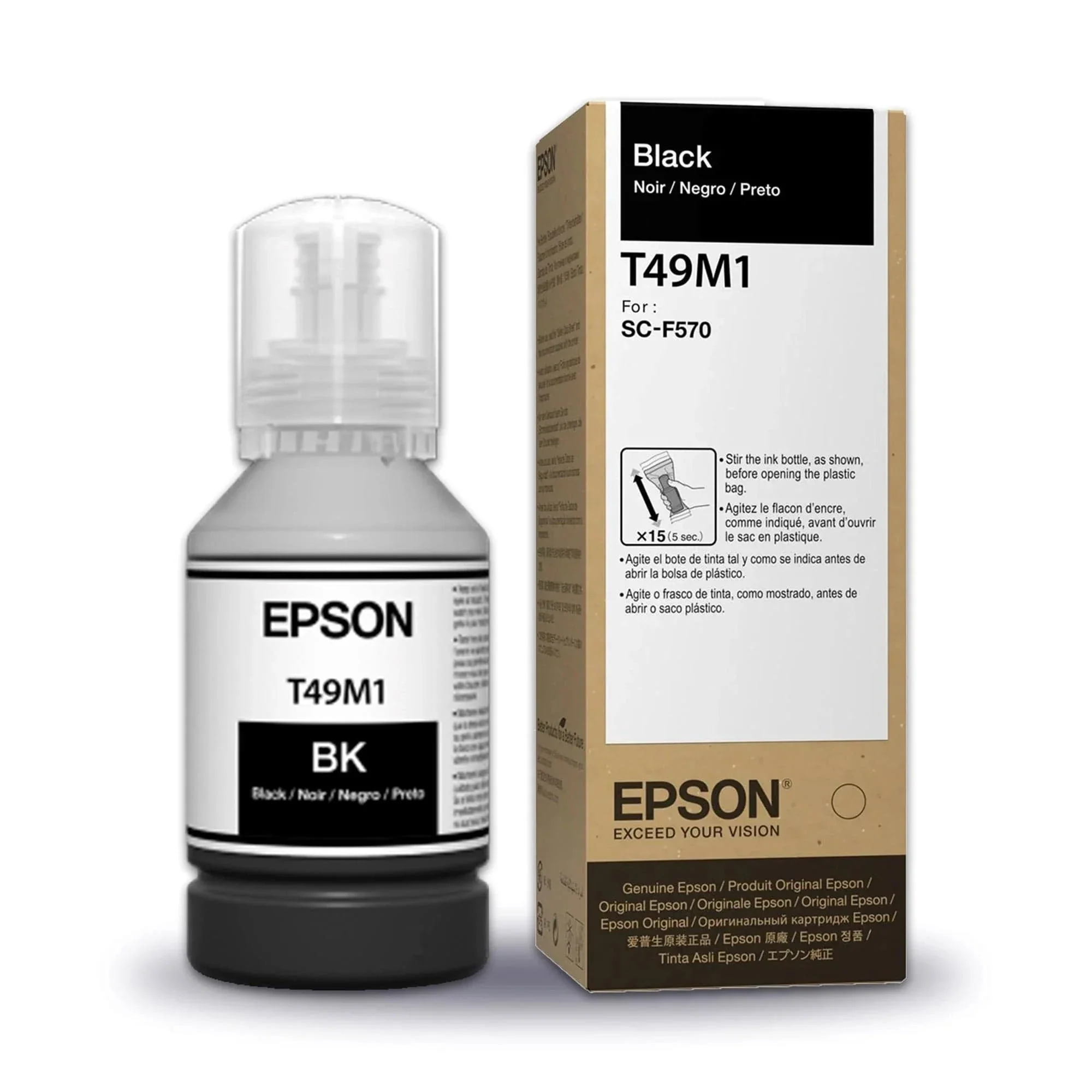 EPSON SureColor F170 and F570 Ink Bottles - 140 ml T49M - Image 4