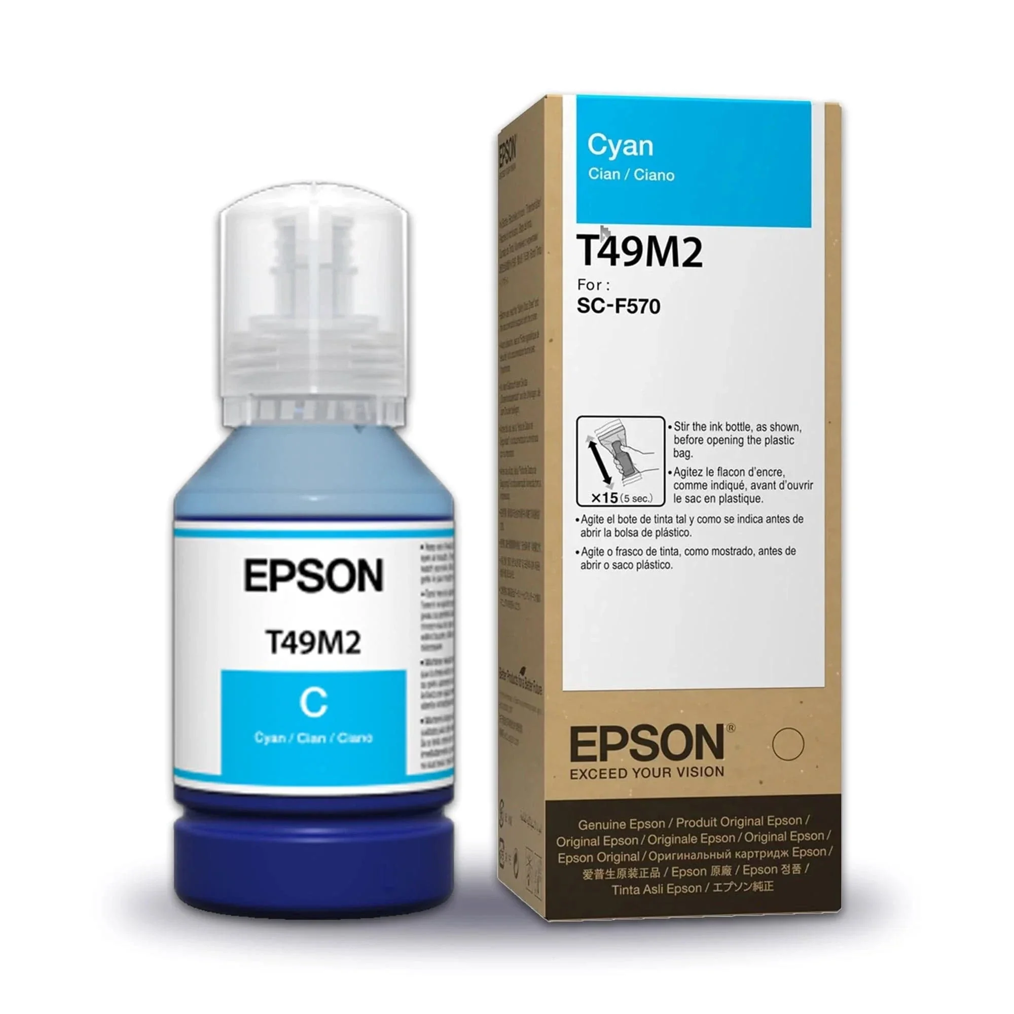 EPSON SureColor F170 and F570 Ink Bottles - 140 ml T49M - Image 5