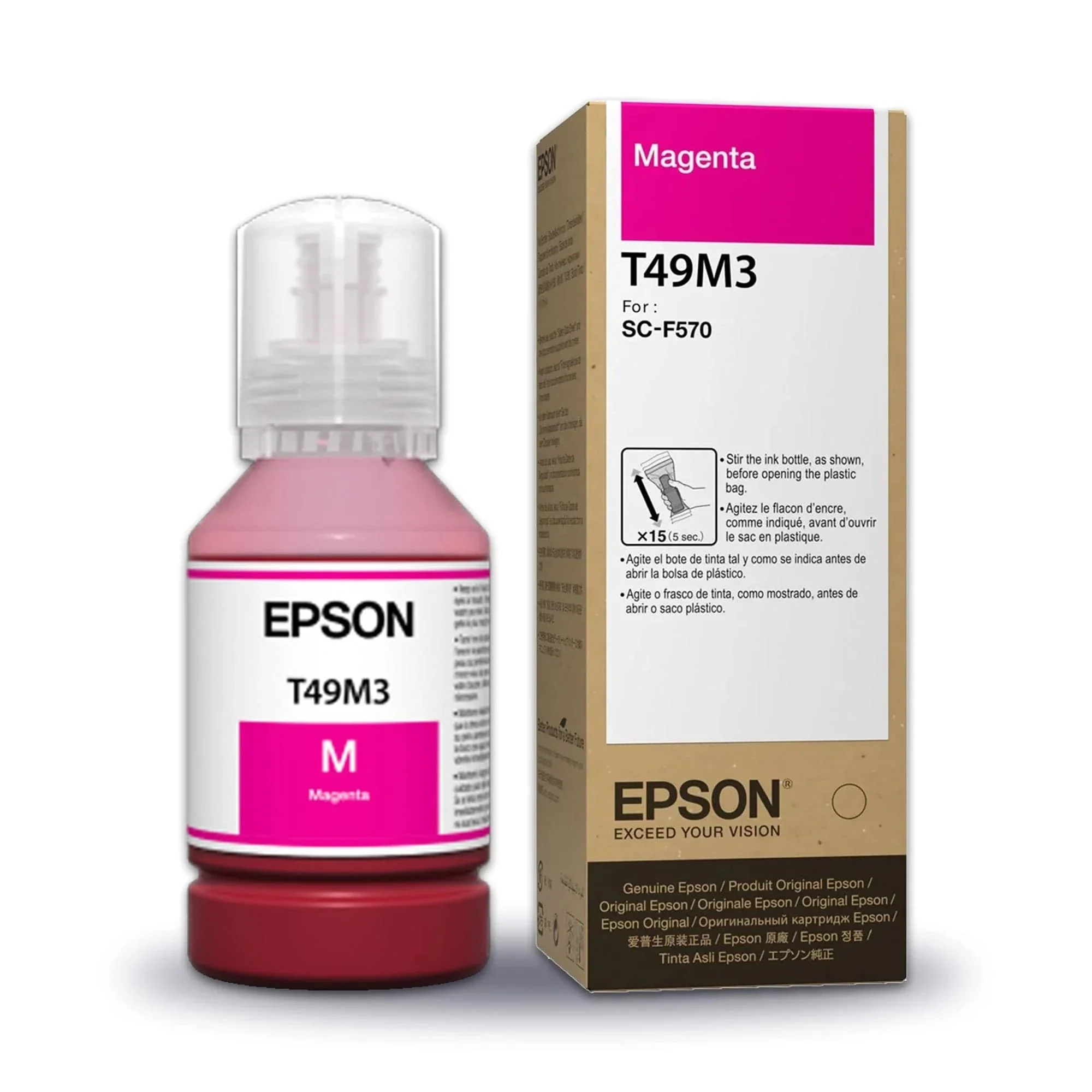EPSON SureColor F170 and F570 Ink Bottles - 140 ml T49M - Image 6