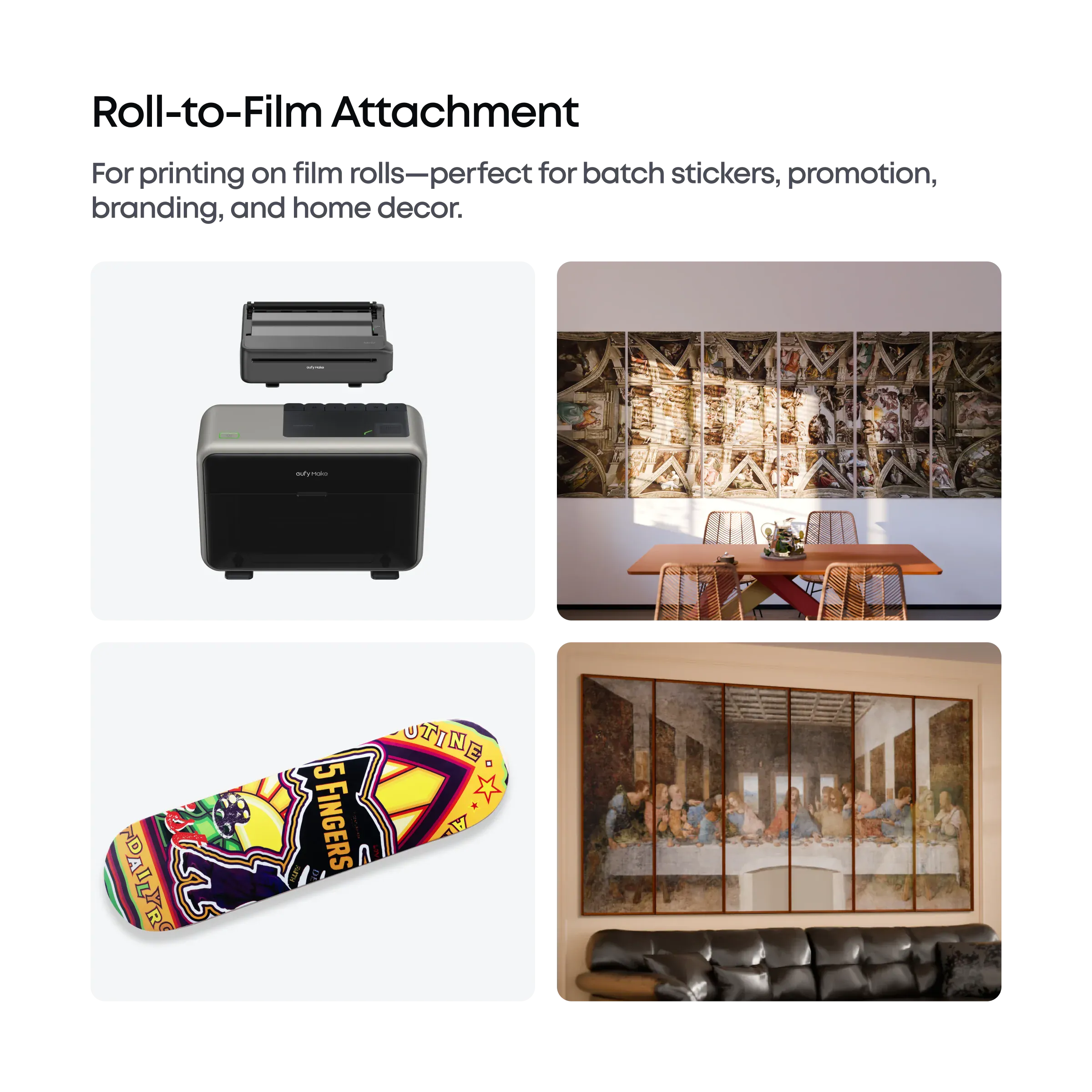 EufyMake E1 Roll-to-Film UV Printing Attachment - Image 4