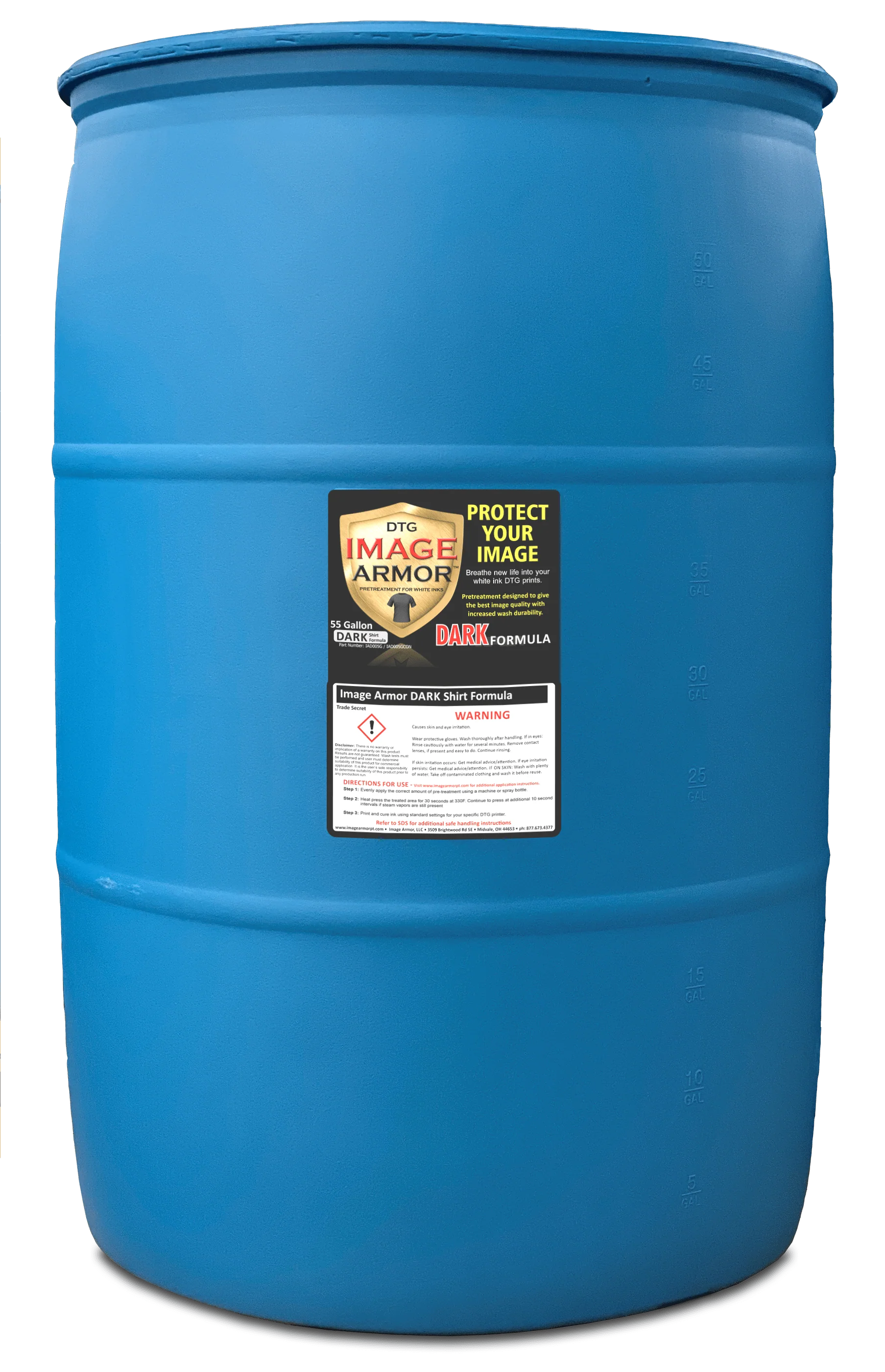Image Armor Dark Shirt Pretreatment 55 Gallon Drum