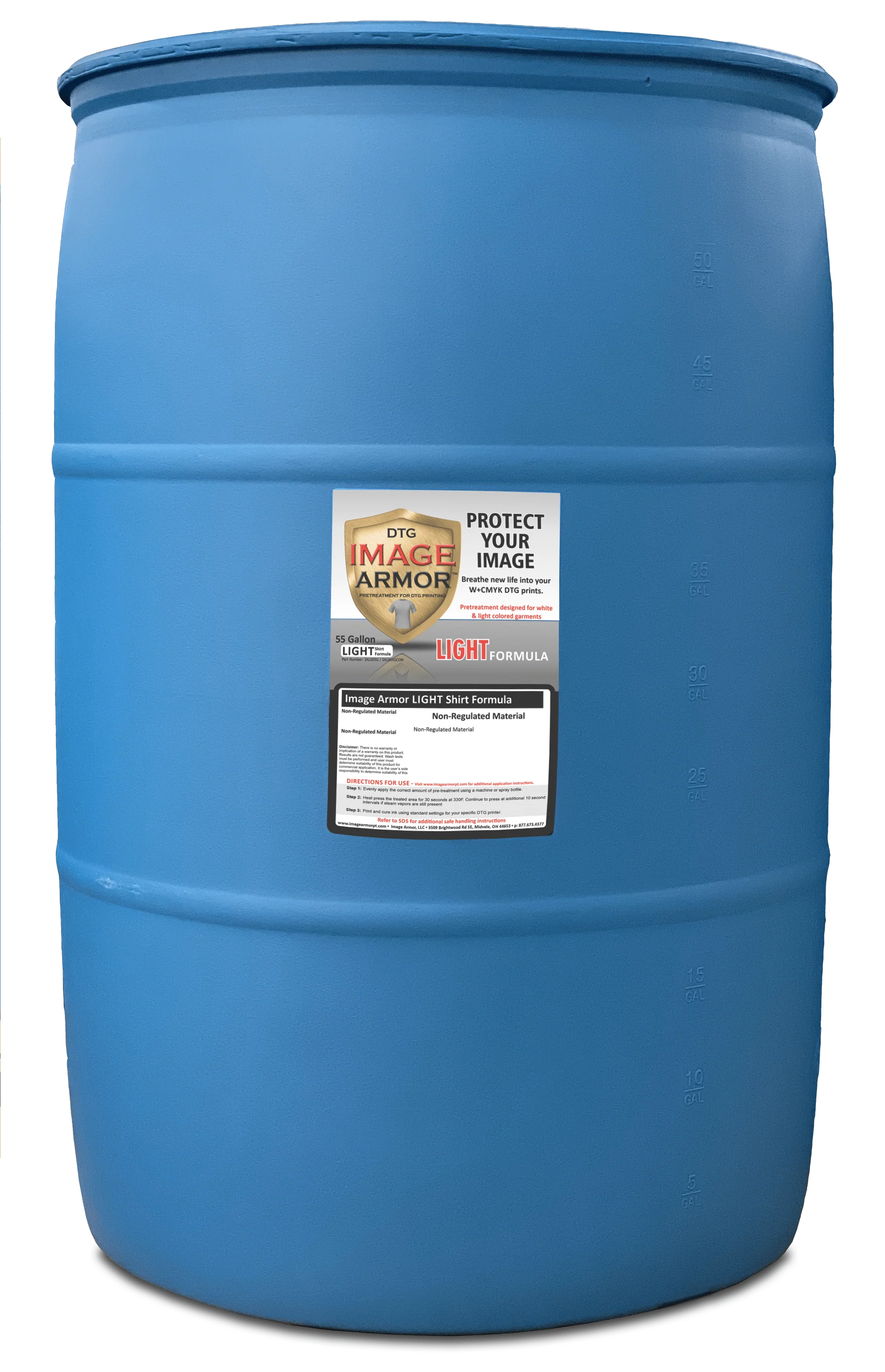 Image Armor Light Shirt Pretreatment 55 Gallon Drum