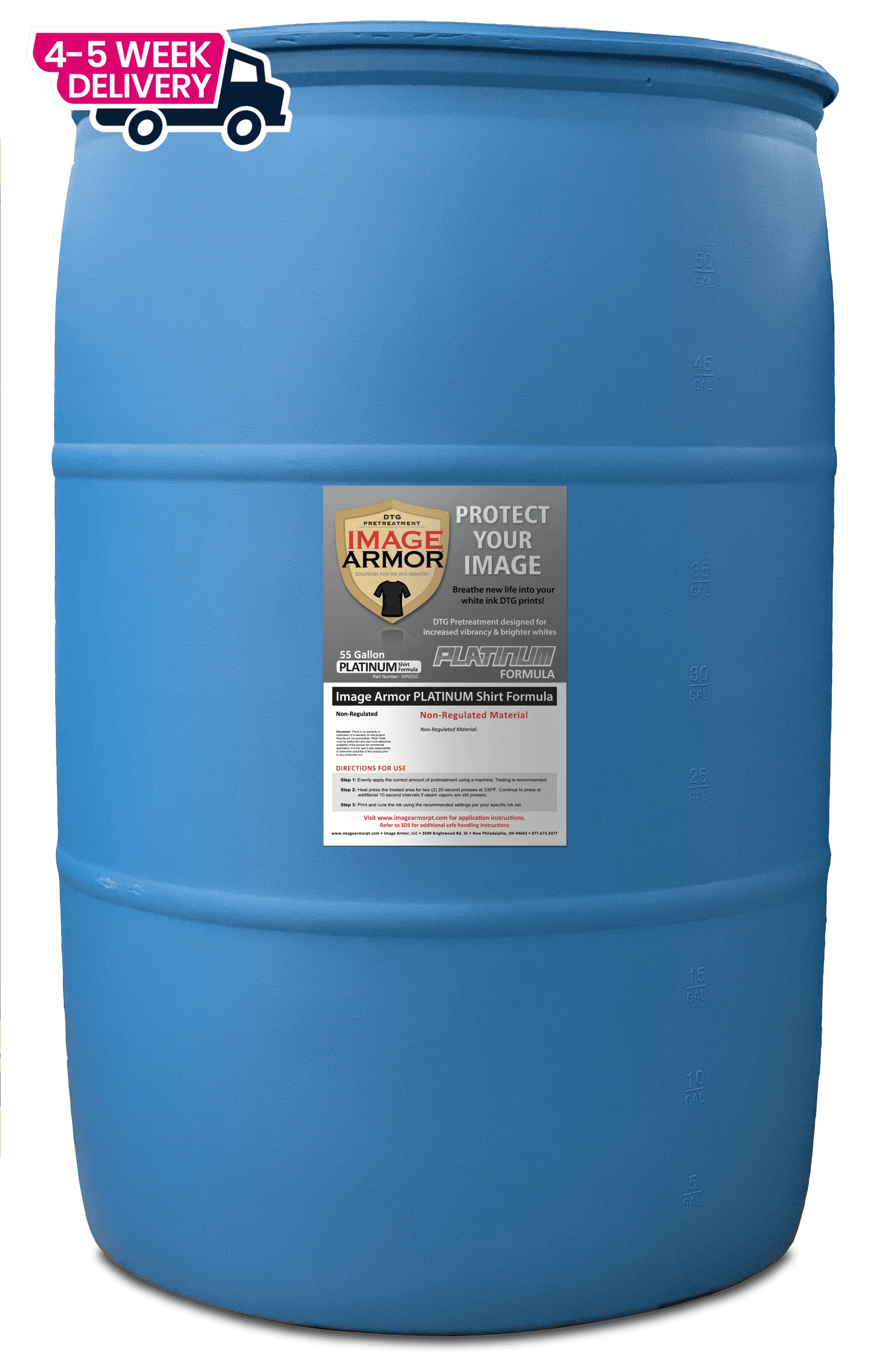 Image Armor PLATINUM Dark Shirt Pretreatment 55 Gallon DRUM