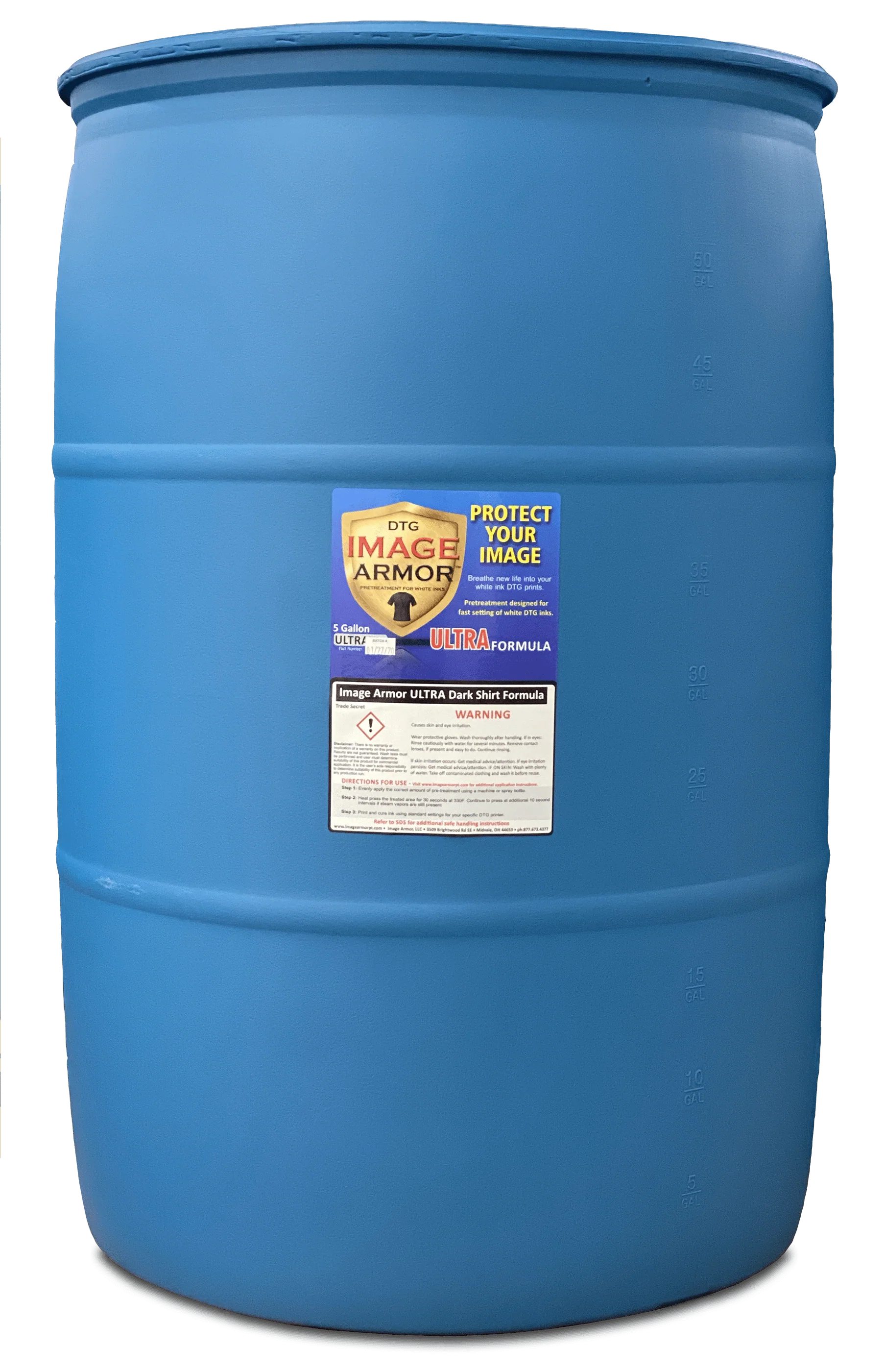 Image Armor ULTRA Dark Shirt Pretreatment 55 Gallon DRUM