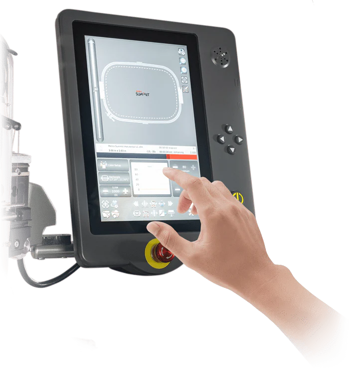 Melco SUMMIT 16-Needle Embroidery Machine - Image 4
