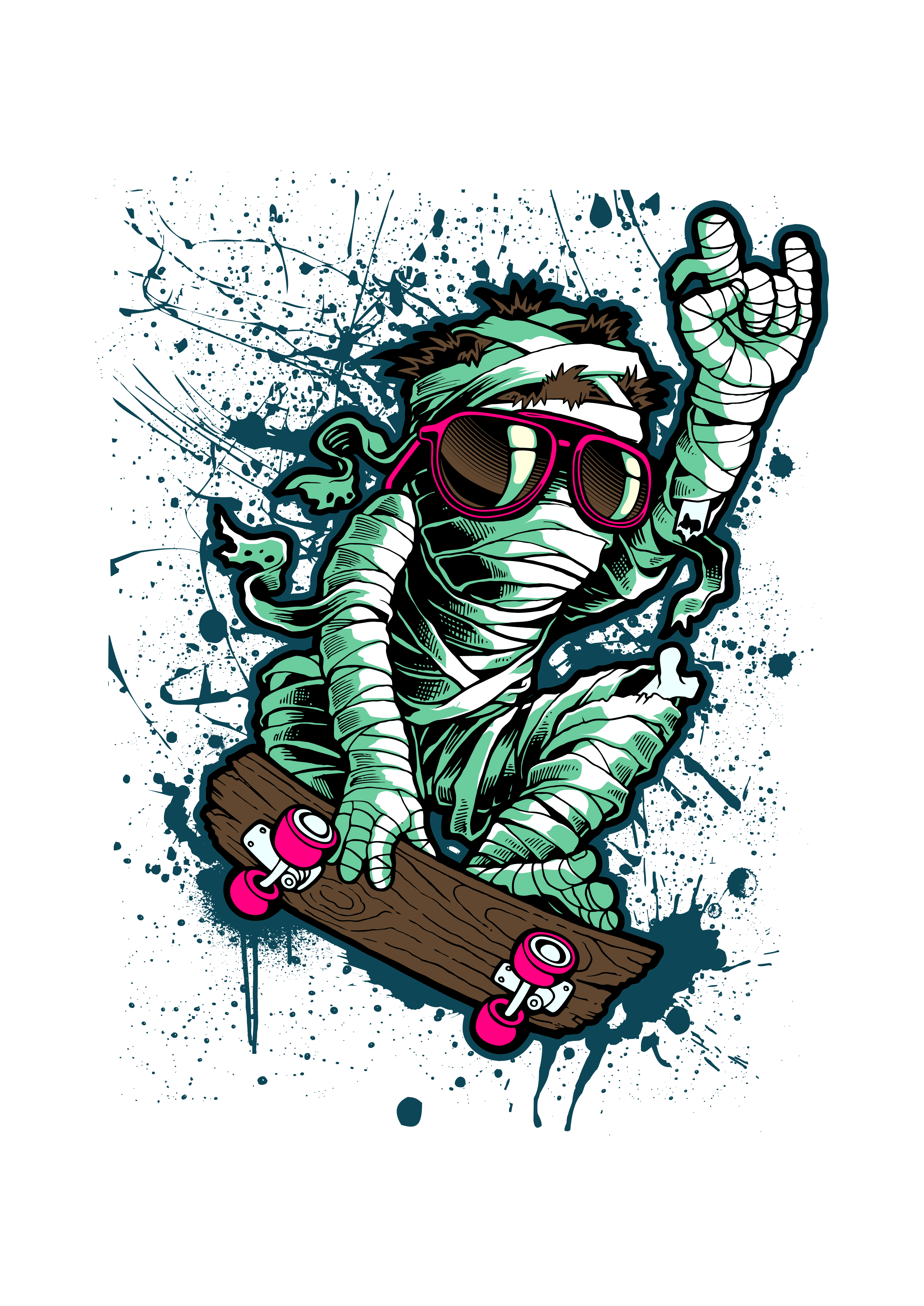 MUMMY SKATEBOARD Design