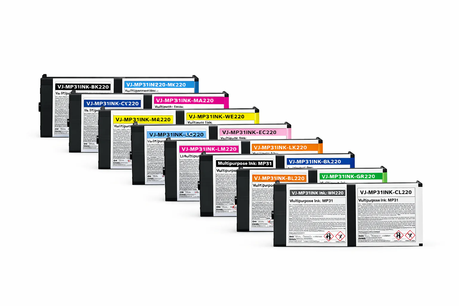 Mutoh MP31 220ml Ink Cartridges for ValueJet 628MP