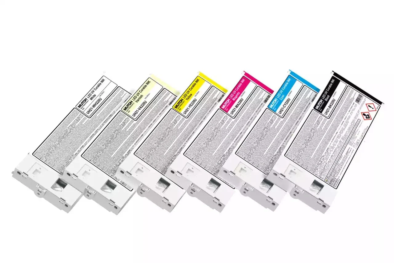 Mutoh UH21 UV-LED Ink 220ml Cartridges