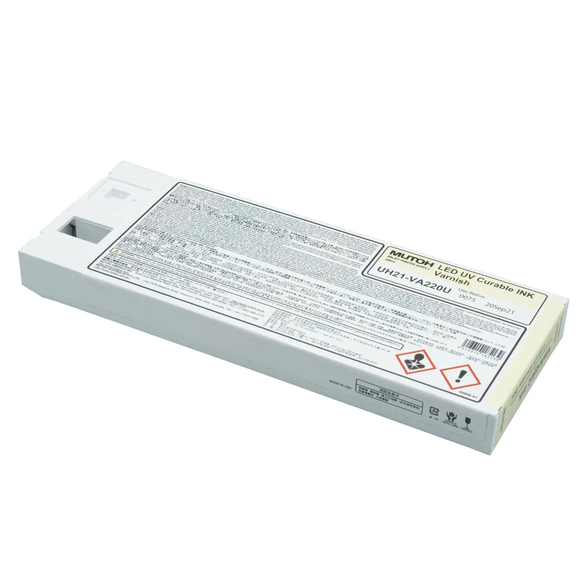 Mutoh UH21 UV-LED Ink 220ml Cartridges - Image 10