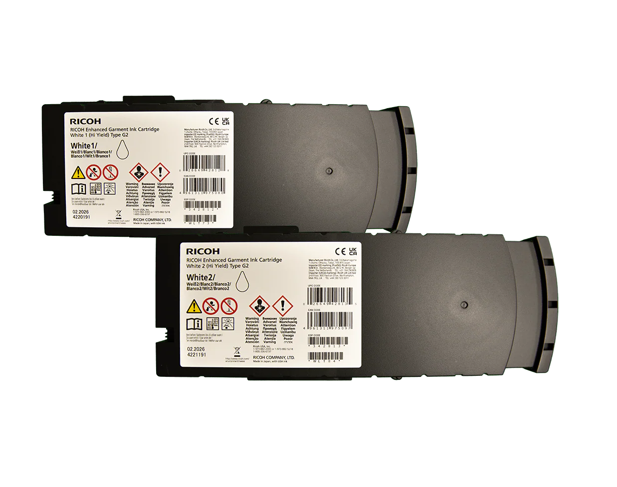 Ricoh 500ml Type G2 White Ink Cartridge for Ri1000, 1000X, Ri2000 | SLOT 1 - Image 4