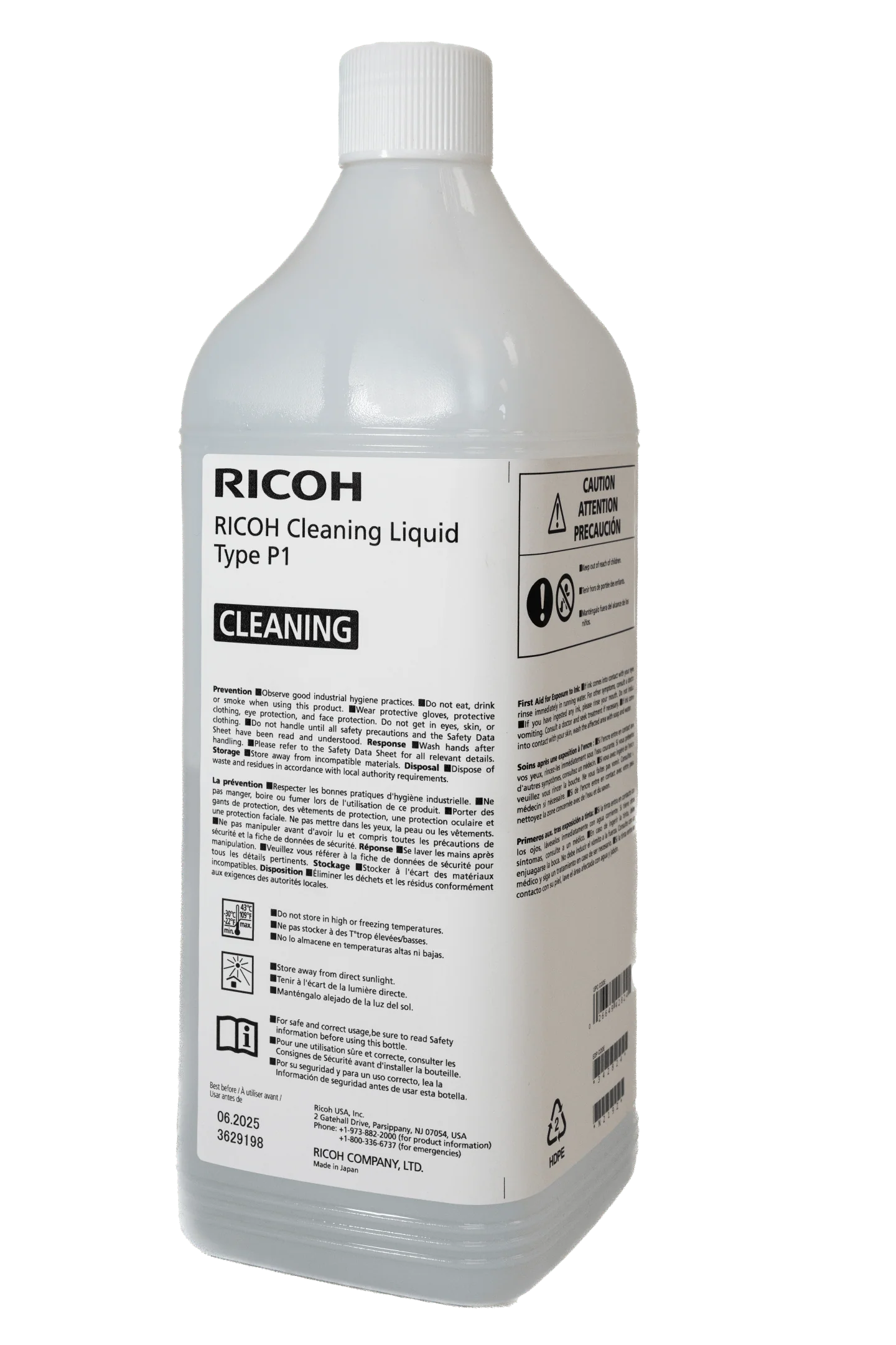 Ricoh Cleaning Liquid Type P1 | For Ri 4000