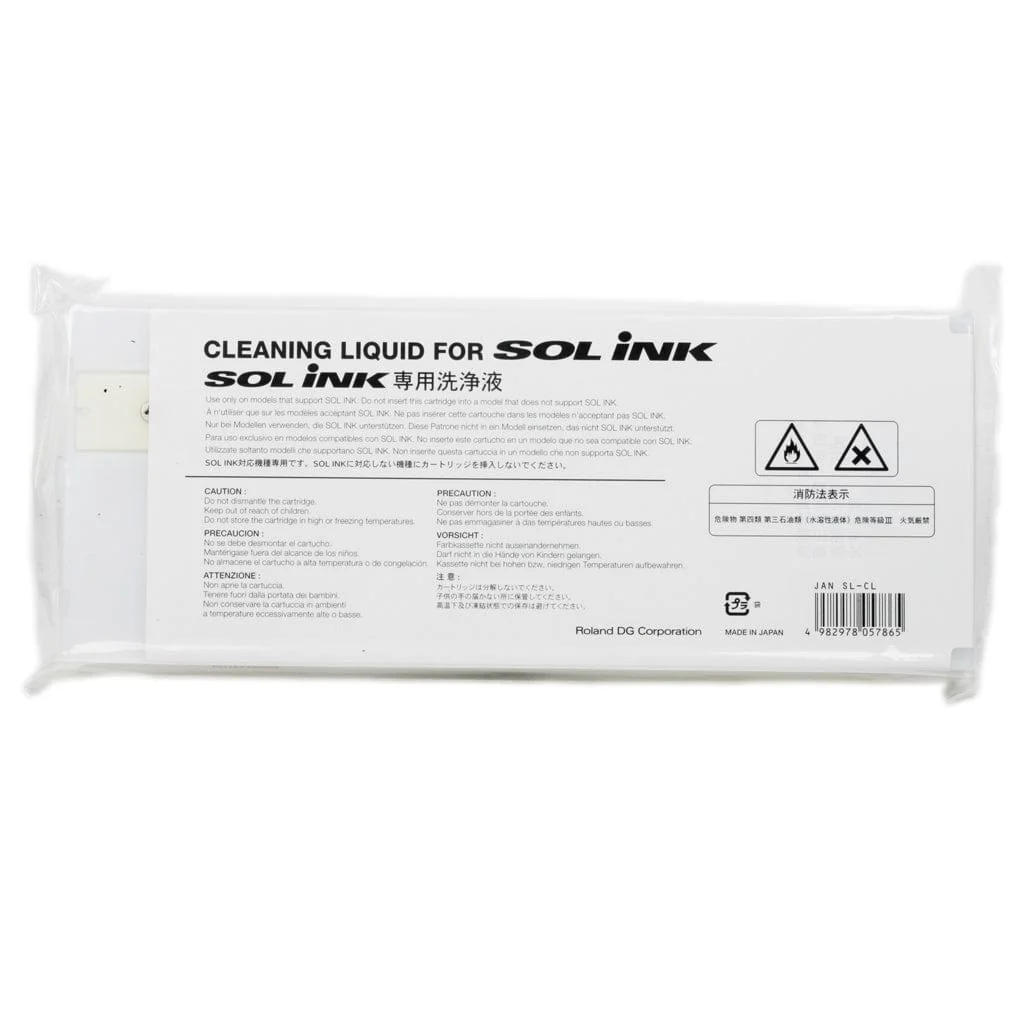 Roland Cleaning Cartridge SL-CL Sol/EcoSol ink 220ml - Image 3
