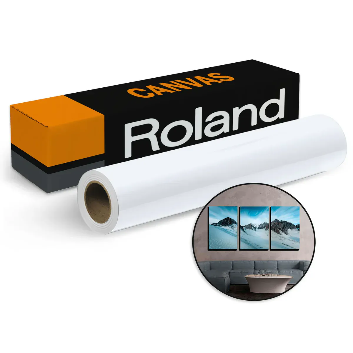 Roland Semi-Gloss Adhesive Canvas