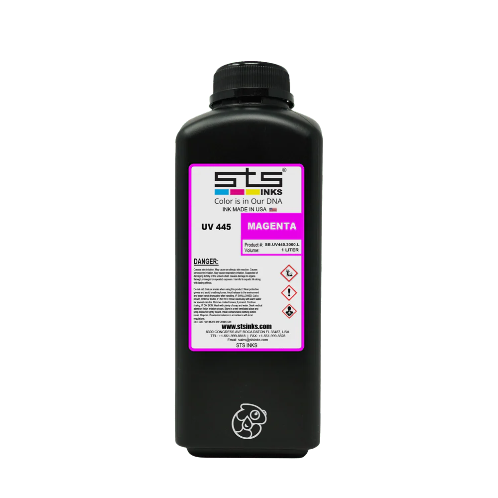 STS Inks Epson Replacement UV-Solvent 445 Ink 1 Liter Bottle - Image 3