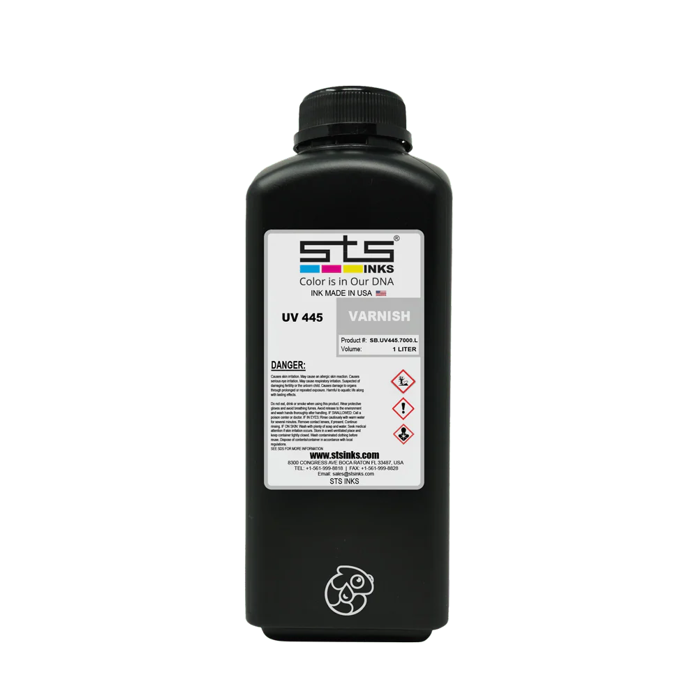 STS Inks Epson Replacement UV-Solvent 445 Ink 1 Liter Bottle - Image 7