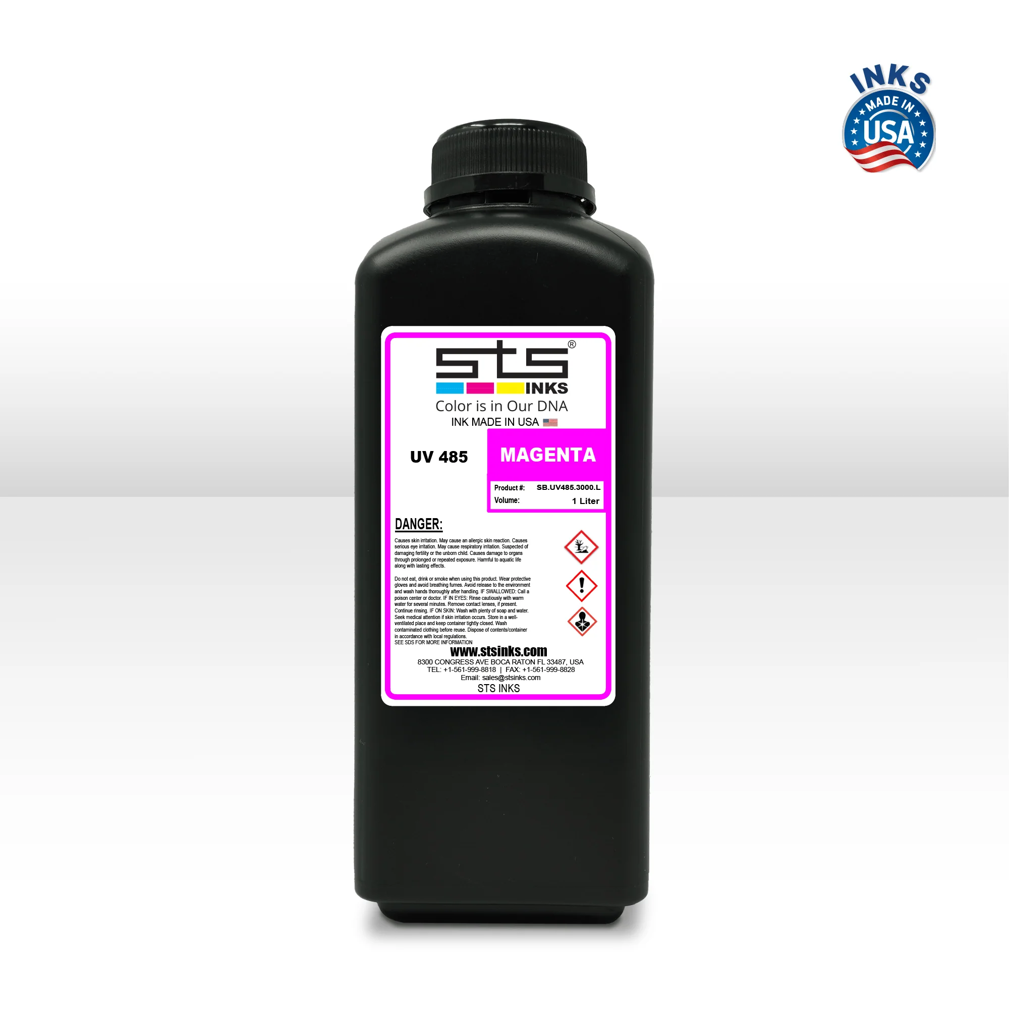 STS UV 485 Ink 1 Liter Bottle - Image 3
