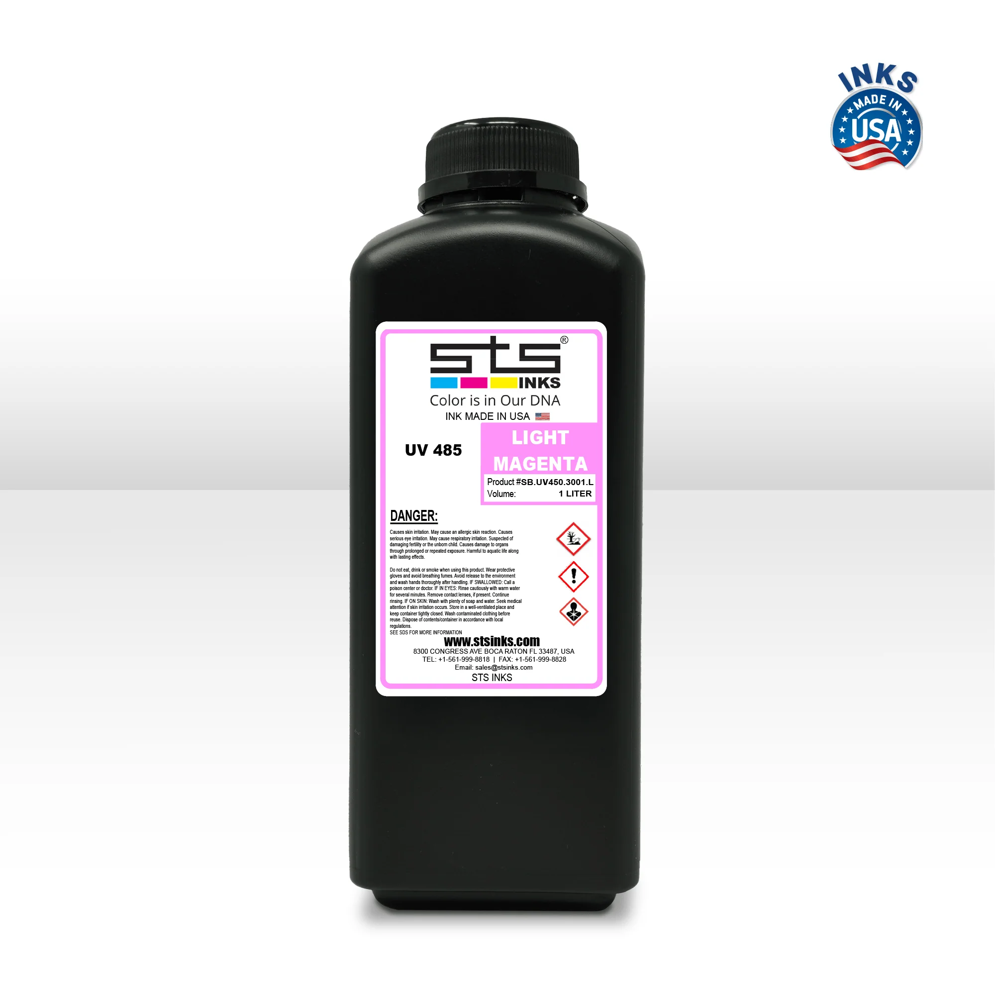 STS UV 485 Ink 1 Liter Bottle - Image 8