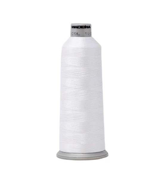 Super White 1801 #60 Weight Madeira Polyneon Thread