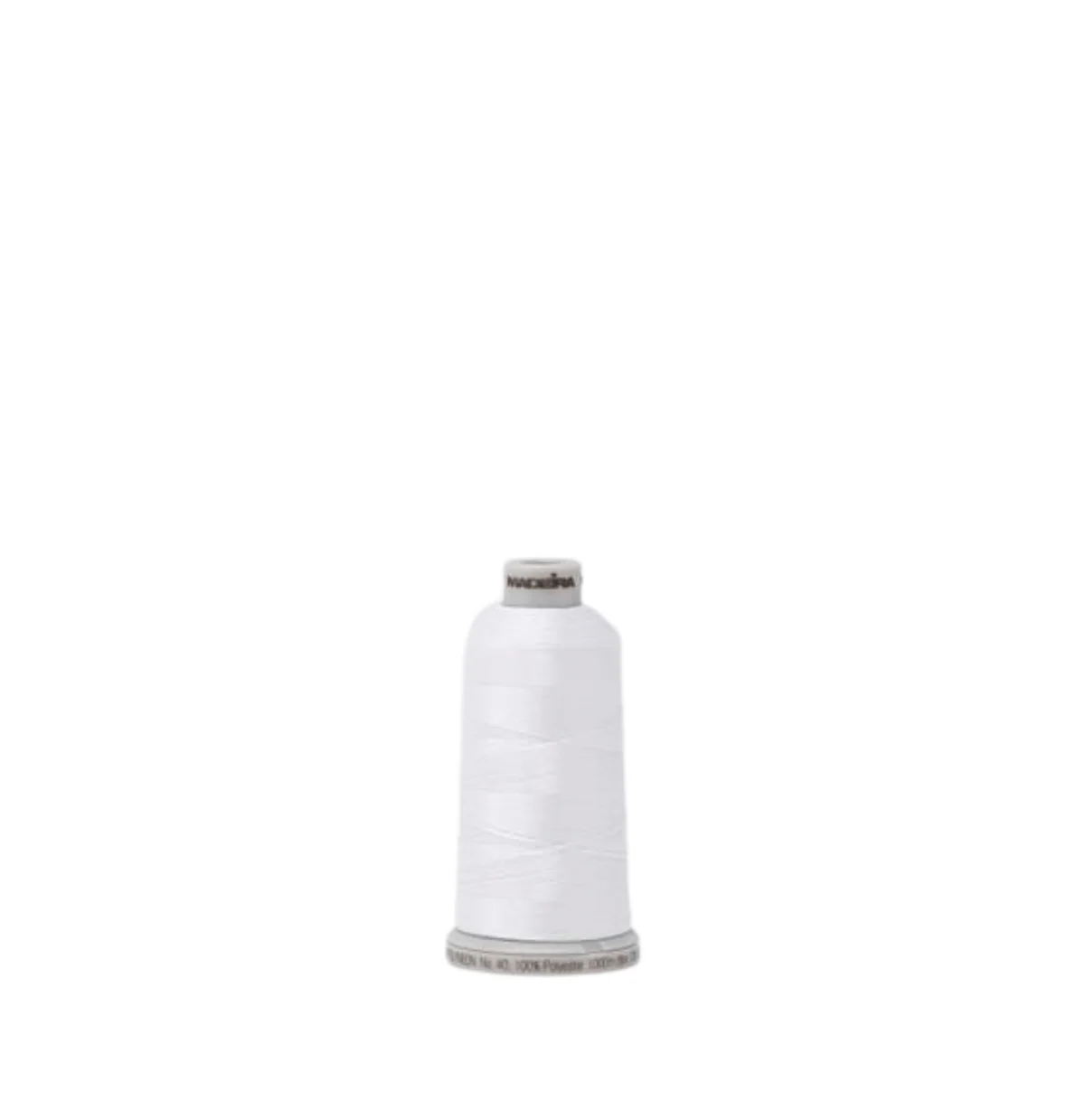 Super White 1801 #60 Weight Madeira Polyneon Thread - Image 2