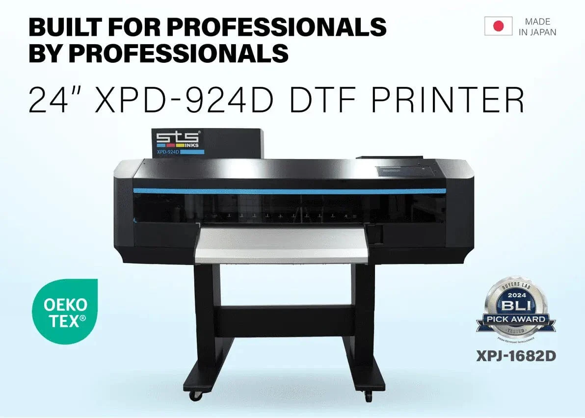 STS 24” XPD 924D 2-Head DTF Printer (Pick your Shaker) - Image 4