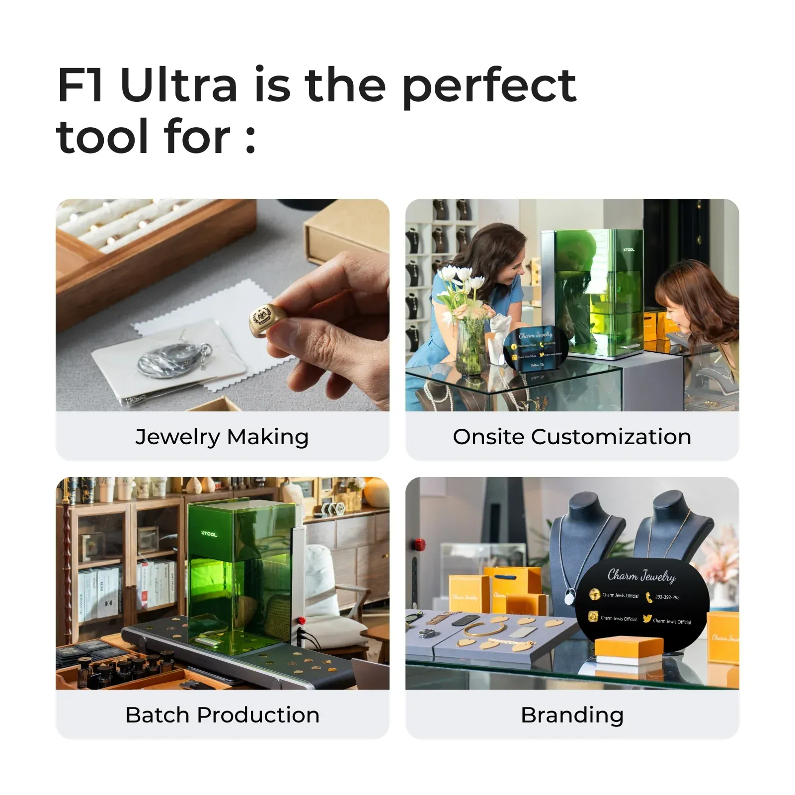 xTool F1 Ultra Dual-Laser Engraver (20W Fiber + Diode) - Image 11