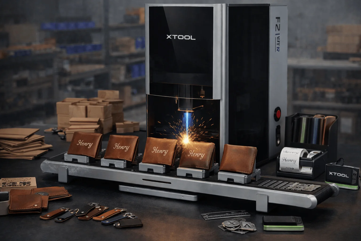 xTool F2 Ultra Dual-Laser Engraver (60W MOPA Fiber + 40W Diode) - Image 4