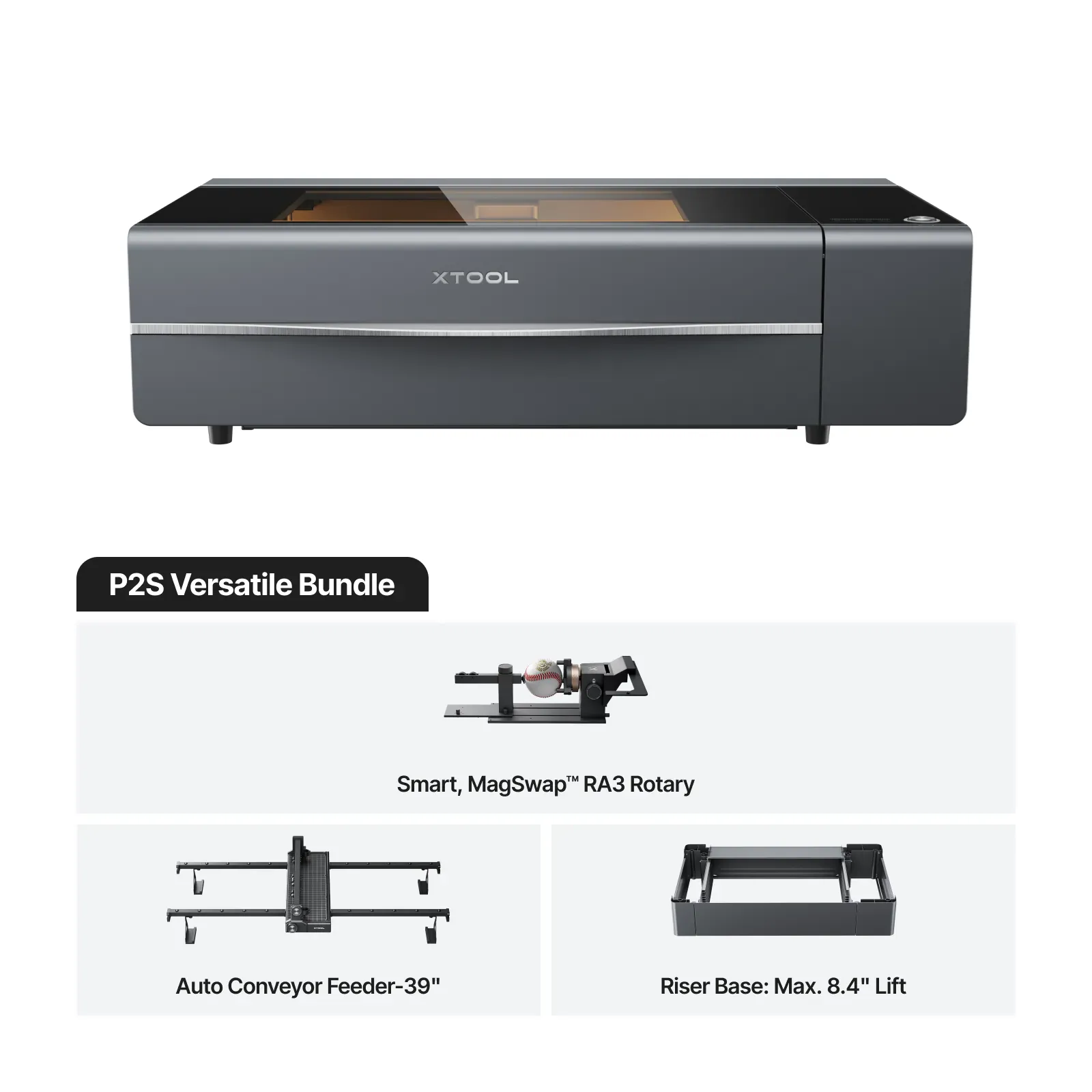 xTool P2S 55W Desktop CO₂ Laser Cutter - Image 4