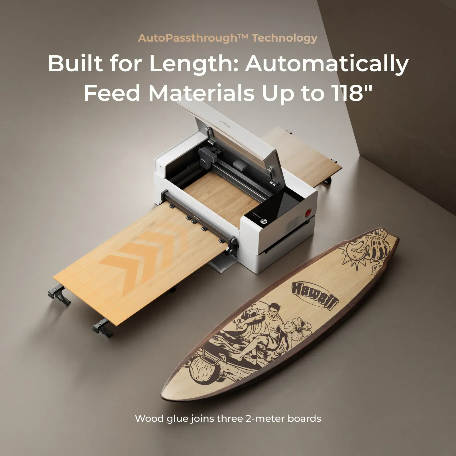 xTool P2S 55W Desktop CO₂ Laser Cutter - Image 6