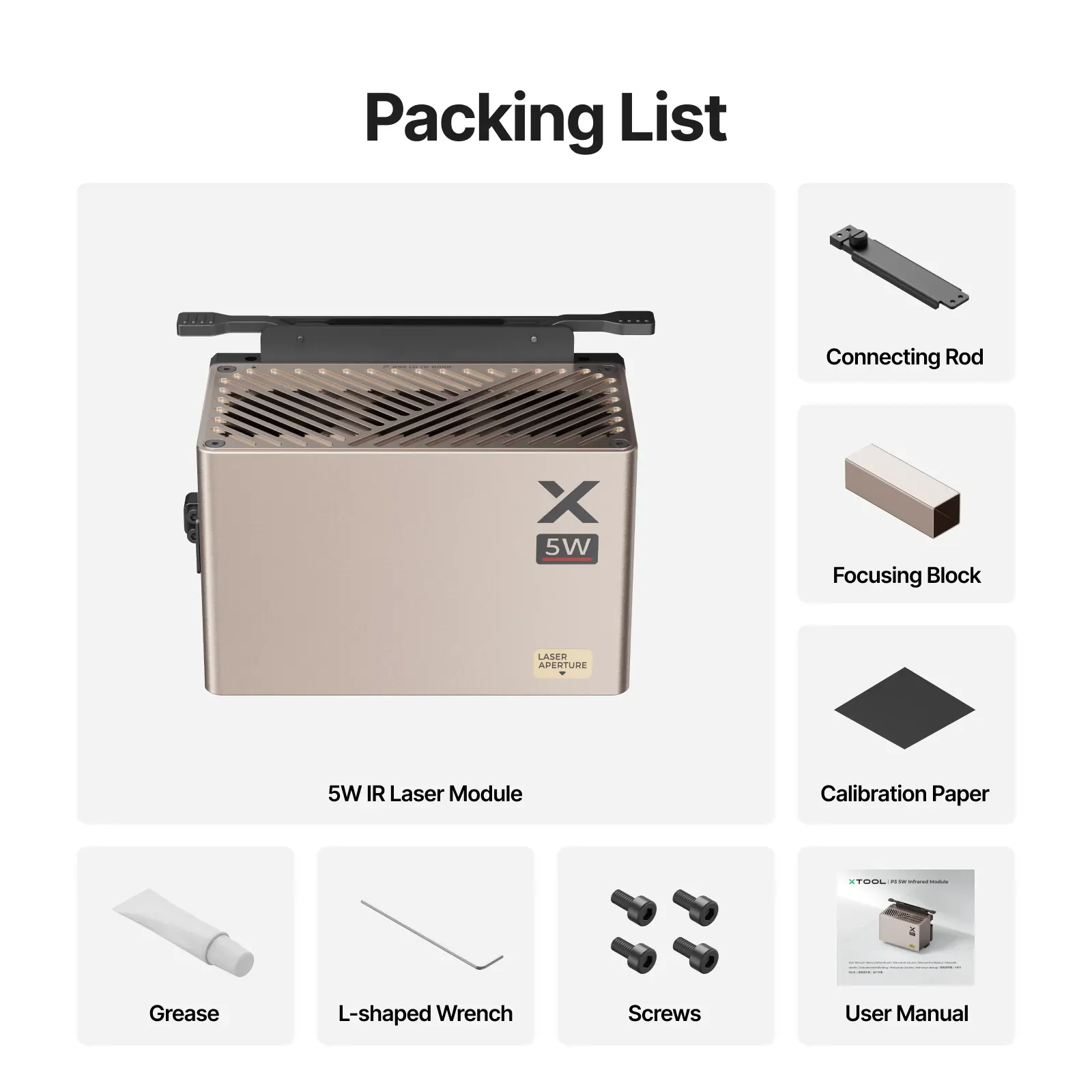 xTool P3 5W IR Laser Module - Image 6
