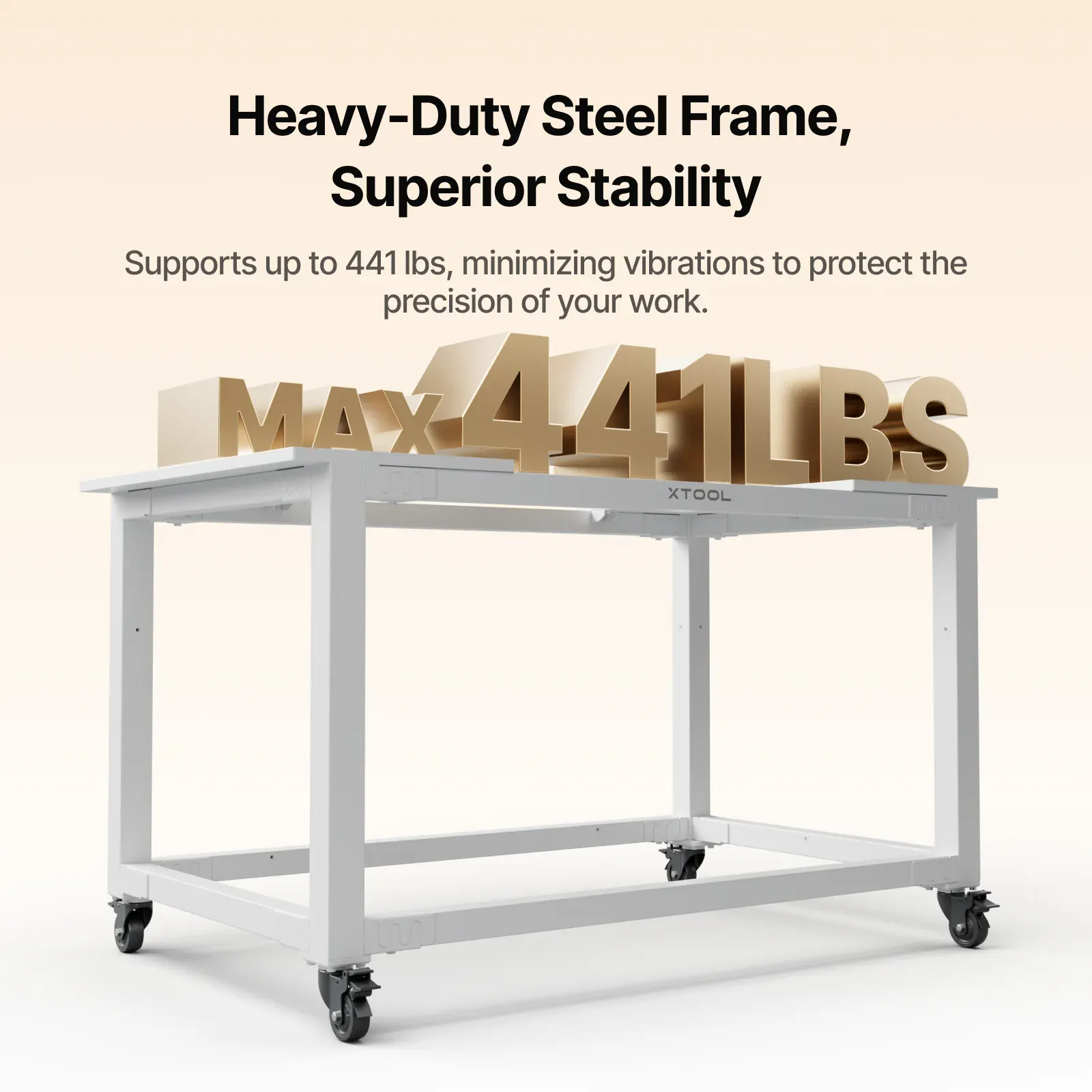 xTool P3 Mobile Work Stand for xTool P3 Laser Cutter - Image 3