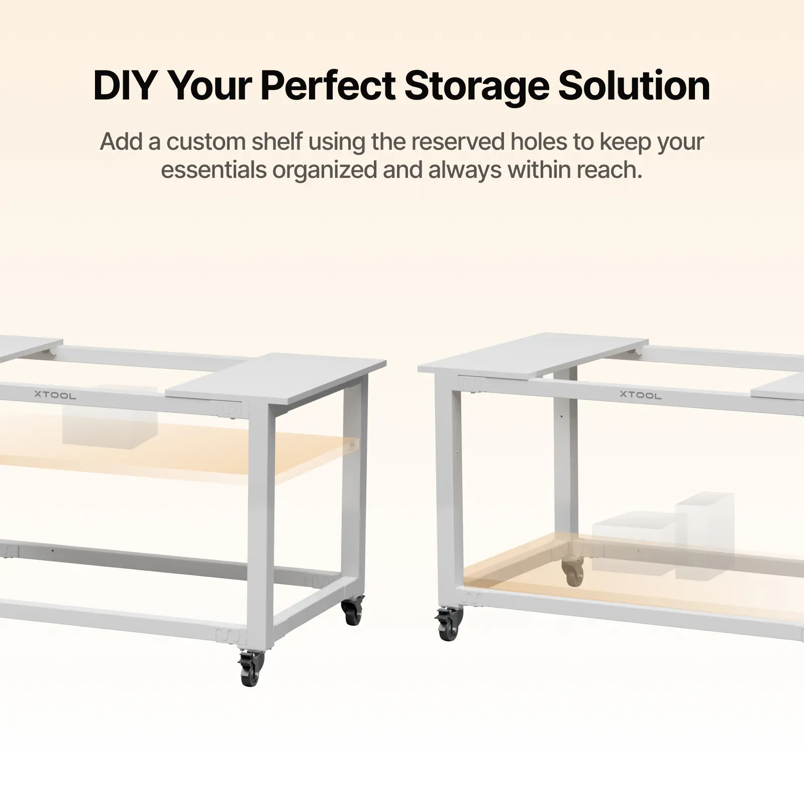xTool P3 Mobile Work Stand for xTool P3 Laser Cutter - Image 5
