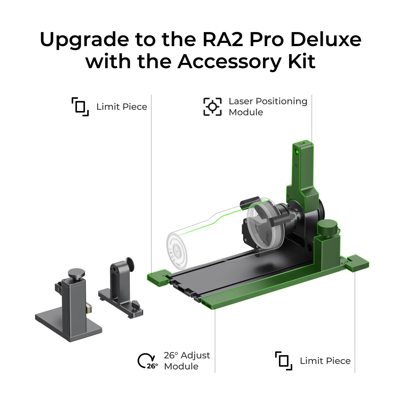 xTool Rotary RA2 Pro 4-in-1 for S1, F1, F1 Ultra, P2, M1 Ultra - Image 9